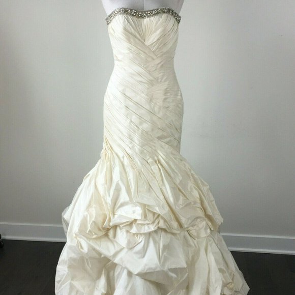 silk taffeta wedding dress